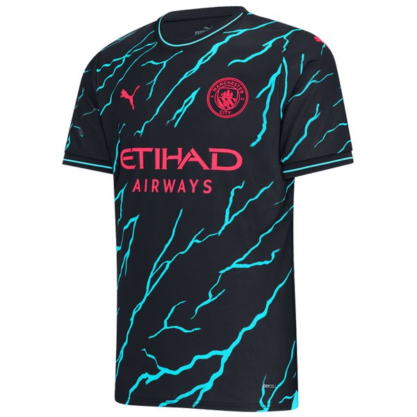 Camiseta Manchester City Replica Segunda Ropa 2023/24